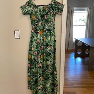 Off the shoulder dress